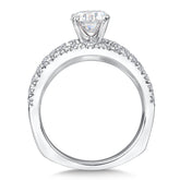 Split Shank Diamond Engagement Ring